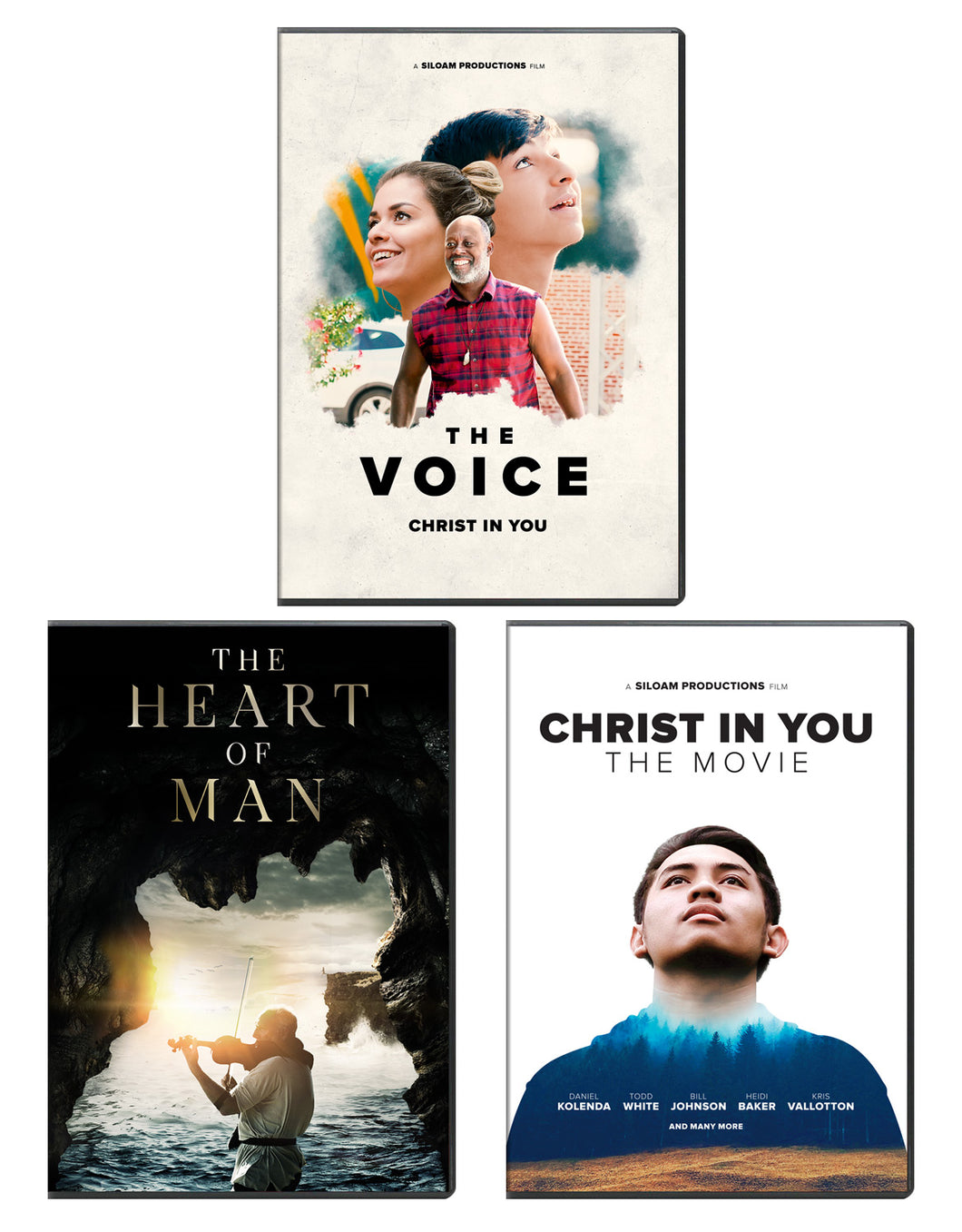 Christ In You The Movie & The Voice + The Heart of Man - DVD 3-Pack